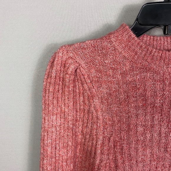 Leith Womens Juliet Sleeve Knit Sweater in Red Chili Size XXS - Picture 4 of 9